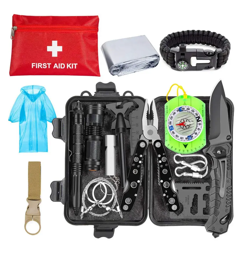 Tactische Bug Out Bag Sos Nood Survival Kit Uitrusting Outdoor Survival Kit