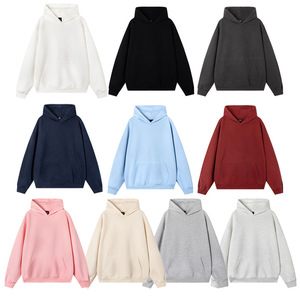 <b>Plain</b> Heavyweight Hoodie <b>Sweatshirt</b> Smlxl2xl3xl Loose Polyester Urban Leisure Men's Women's Autumn Winter Tops - Product Image 1