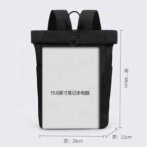 OEM ODM Unisex Waterproof Durable Roll Top <b>Backpack</b> Business Travel Computer <b>Backpack</b> for Men - Product Image 3