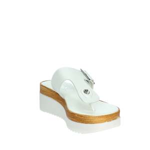 Cinzia Soft Sandales compensées blanches pour femme IAF343477 Tongs à plateforme - Product Image 4