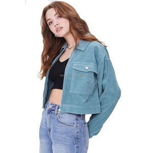 <span class=keywords><strong>Giacca</strong></span> da <span class=keywords><strong>donna</strong></span> in velluto a coste Casual <span class=keywords><strong>invernale</strong></span> con Logo personalizzato - Product Image 1