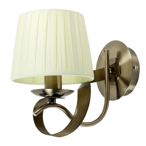 Lampada da tavolo in pelle beige 34x15x25 cm, design elegante, ideale per decorazione e ambientazione di interni. - Product Image 1
