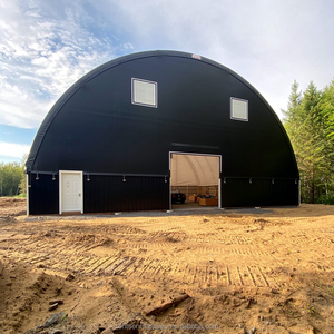 40x80ft OEM/ODM 100-150kmH Gió Tải Thép Nhà Kho Xe Máy Nơi Trú Ẩn Prefab Hội Thảo Kho Hall Hangar Để Bán - Product Image 4