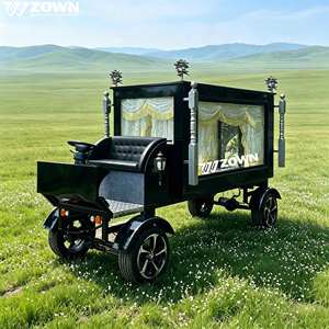 Carroza Fúnebre Eléctrica ZOWN de Estilo Europeo Retro Vintage, 4 Ruedas, 2 Años de Garantía, Color y Tamaño Personalizables, Nueva - Product Image 1