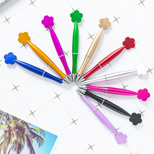 Stylos Bille en Plastique Colorés en Forme de Fleur 0,7 mm Style Sportif Multifonctionnels Logo Personnalisé Marque Heada Encre Noire Mignons - Product Image 6