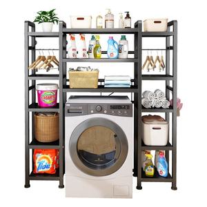Estante de Almacenamiento para Baño de Múltiples Niveles, Organizador Metálico para Baño, Soporte para Toallas en Esquina, Estante para Colocar Sobre la Lavadora - Product Image 1