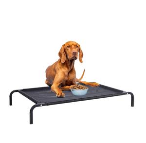 Cama para perros de tubo cuadrado fácil de montar y limpiar con tubo de hierro de 1,2mm de espesor, malla Teslin transpirable para dormir con mascotas - Product Image 1