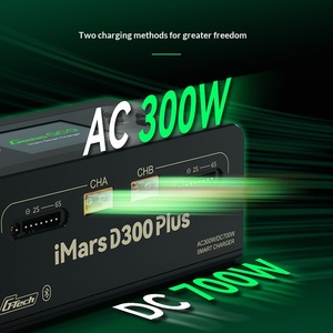 Cargador de Baterías Inteligente Gens Ace D300 Plus de 300W, Doble Canal, 1-6S, con Aplicación para Drones FPV y Baterías Lipo - Product Image 5