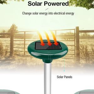 Repelente solar de lunares para jardín, batería a prueba de agua, vibrador, vole mole, repelente, en stock - Product Image 6