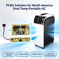 Carte de conception PCB universelle Huishine OEM pour système de contrôle de climatiseur à onduleur, pièce de rechange pour climatiseur à onduleur