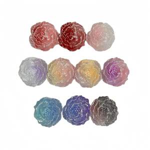 Firefly Leuchtende Doppelrosen-Haarspange mit tropfender Klebetechnik, handgefertigt, DIY-Bastelset, Pflanzen- und Blumenmotiv, für Haarspangen, Handyhüllen und Schlüsselanhänger - Product Image 5