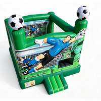 Château gonflable Fun Bounce 3D Football Américain 17x17x13ft en PVC de qualité commerciale pour fêtes et événements