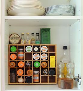 調整可能竹スパイスラックフローティング棚モダンスタイル置物シャドーボックス引き出しオーガナイザースタンドタイプマルチキープインストール - Product Image 6