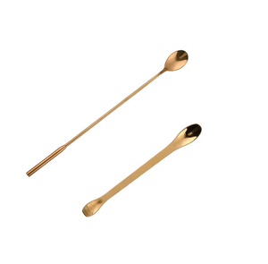 Bulk Quantity High Quality Brass <b>Bar</b> Spoon <b>Golden</b> Finish Trendy Design 5-10cm Diameter AZHAR EXPORT Brand for Sale Exporters - Product Image 2