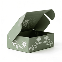 Boîte d'expédition en carton ondulé personnalisée avec logo imprimé en quadrichromie pour les coffrets cadeaux et l'emballage de produits écologiques pour la vente au détail