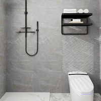 Panneaux muraux en SPC imitation marbre, ignifuges, brillants/mats, panneaux muraux en PVC effet marbre, panneaux muraux pour douche