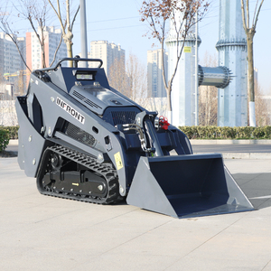 Бесплатная доставка, 1 тонна 1000 кг, многофункциональный гидравлический мини-погрузчик, погрузчик, двигатель Kubota с ведром 820 мм - Product Image 2