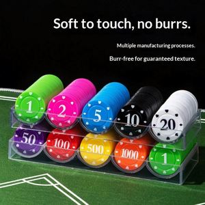 Fichas de Póker de Material PS al por Mayor, con Logotipo y Diseño Personalizables para Jugar al Texas Hold'em en Casino - Product Image 5