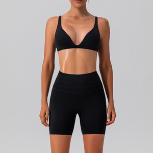 Ropa Deportiva Clásica y Elegante, Leggings de Alta Venta, Pantalones Cortos de Yoga Sexys Sin Costuras, Conjunto de Shorts Biker - Product Image 4