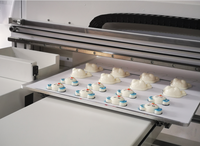 Machine à impression alimentaire Portable, à plat, pour gâteaux, donuts, Macaron