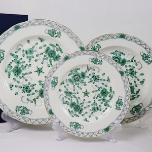 Wholesale European Style Luxury 5Pcs Eco-Friendly Plant Pattern <b>Bone</b> <b>China</b> <b>Dinner</b> <b>Set</b> - Product Image 1