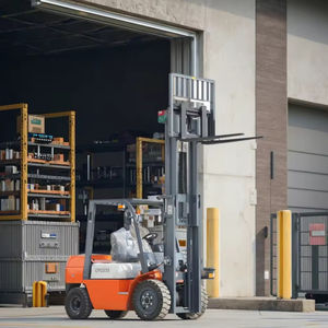 משלוח חינם מלגזה 3.5 טון באופן מלא הידראולי 4Wd מנוע דיזל מלגזה לשימוש מיכל - Product Image 5