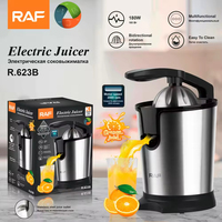 versgeperste elektrische sinaasappelsapmachine automatische huishoudelijke versgeperste pure fruit sinaasappelsapmachine separator