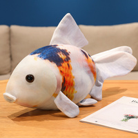 Jouet en peluche poisson réaliste directement de l'usine, amusant et interactif, livraison rapide, jouet poisson orange, jouet en peluche personnalisé, vente en gros de jouets en peluche poisson