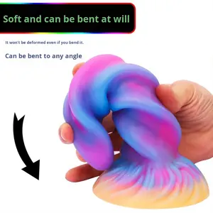 Silikon Düzensiz Büyük Yumuşak Anal <span class=keywords><strong>Butt</strong></span> <span class=keywords><strong>Plug</strong></span> Karanlıkta Parlayan Dildo Erkek ve Kadın Seks Oyuncakları - Product Image 3