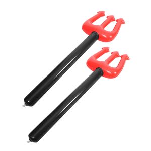 <span class=keywords><strong>Accessoire</strong></span> d'Halloween diabolique, jouet gonflable, trident, arme en PVC souple pour costumes - Product Image 1