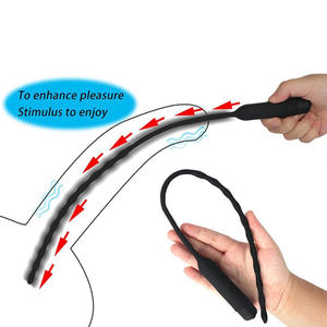 <span class=keywords><strong>Masturbador</strong></span> Eléctrico Silencioso con Bloqueo de Orina para Hombres y Mujeres, Vibrador de Próstata Uretral Extendido con 10 Frecuencias de Vibración, Ojo de Caballo - Product Image 4