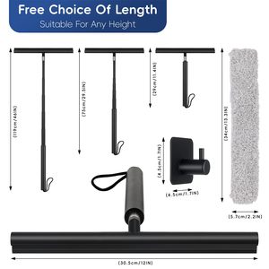 Chất lượng cao dài xử lý <span class=keywords><strong>squeegee</strong></span> tắm kính thiên văn cửa sổ <span class=keywords><strong>squeegee</strong></span> với chủ Silicone <span class=keywords><strong>squeegee</strong></span> tầng vòi hoa sen cubicle - Product Image 2