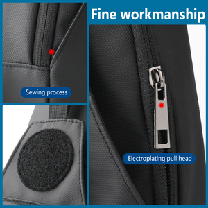 Tùy Chỉnh chéo Túi Crossbody Sling Ba lô vai Sling Messenger Túi người đàn ông đi du lịch đi bộ đường dài Fanny gói vành đai hip Ngực Túi cho nam giới - Product Image 3