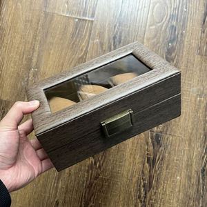 Caja de Madera para Relojes de Viaje con 6 Ranuras, Artesanía en Madera, para Hombre - Product Image 3