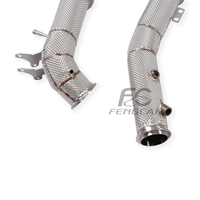 Fabrik-Großhandel Hitzeschutz-Downpipe Auspuffkrümmer für Maserati MC20 3.0T V6 Frontrohr Direktverbindungs-Auspuffrohre Upgrade