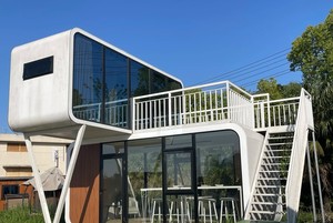 Rumah Kabin Apel Modern Dua Lapis, Rumah Modular Prefabrikasi Mewah, Pod Kabin Apel - Product Image 5