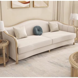 Divano Componibile in Pelle Stile Europeo Moderno, Set Confortevole e Durevole in Spugna per Soggiorni di Piccole e Medie Dimensioni, Hotel - Product Image 4