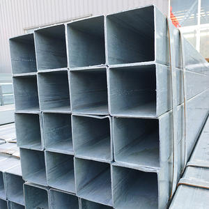 Tabung baja persegi/persegi panjang galvanis 60X60X6000mm pipa baja persegi gulung dingin untuk konstruksi - Product Image 3