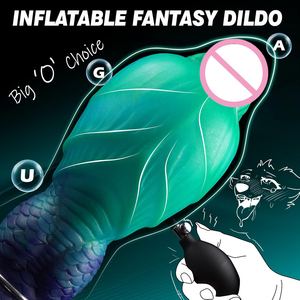 Grande Silicone realistico gonfiabile Dildo grande fantasia mostro alieno giocattolo del sesso per le donne con ventosa - Product Image 2