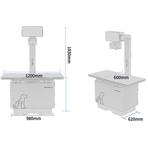 IN-32KW-P Nouveau système de radiographie numérique vétérinaire à rayons X pour vétérinaires - Prix compétitif - Product Image 6
