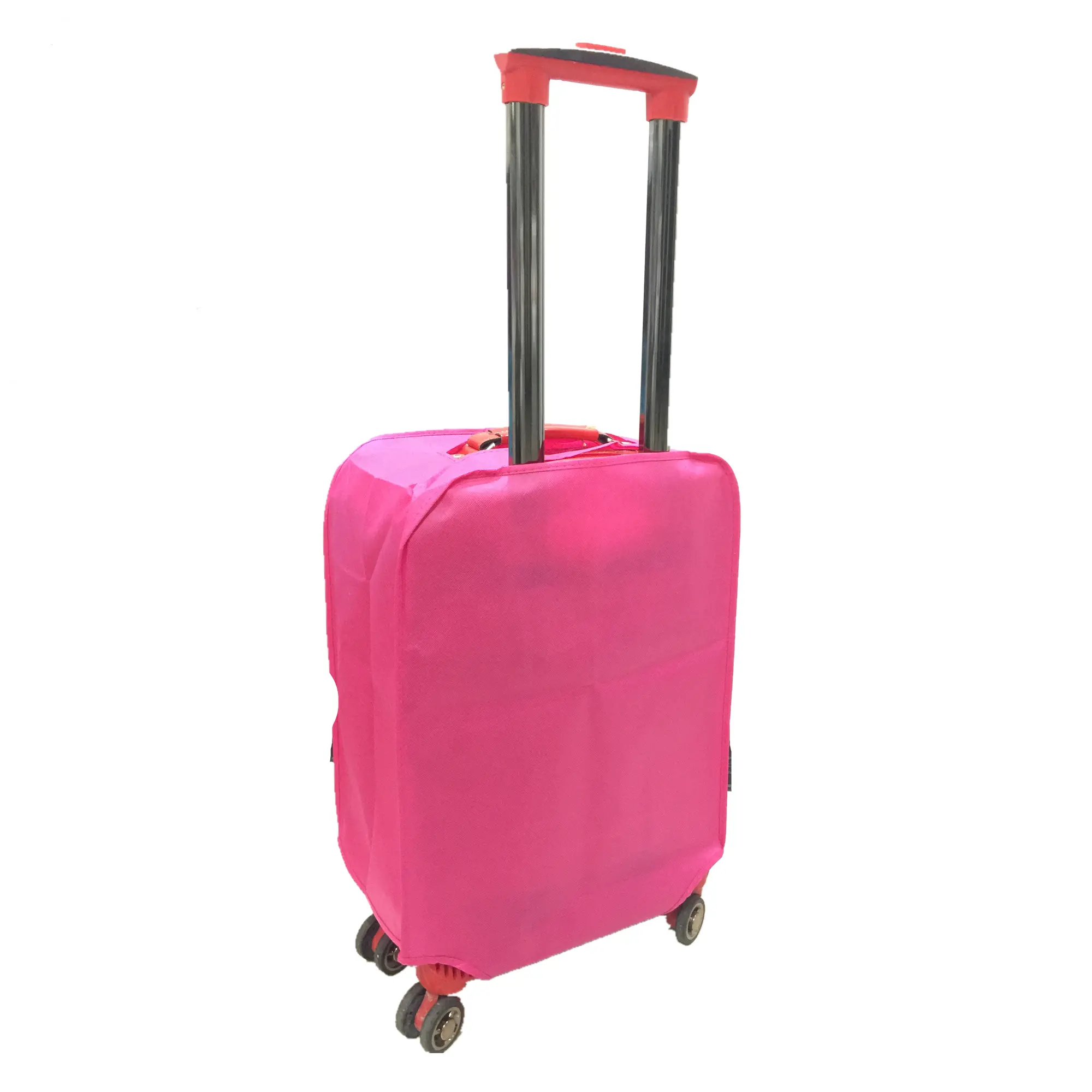 Penutup koper pelindung bagasi ukuran besar, penutup koper antiair bukan tenun, pelindung koper plastik ukuran besar