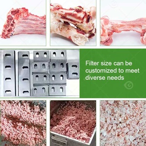 Pulverizador de carne de acero inoxidable pequeño para ganado, molinillo de huesos y máquina trituradora de comida rota Guangzhou - Product Image 4