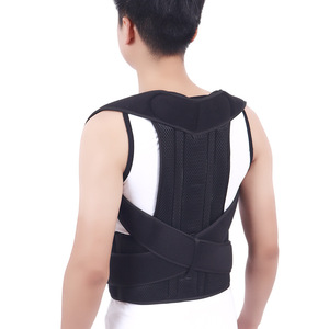 Attelle dorsale ajustable et respirante pour adultes et hommes, anti-cyphose, pour toutes les saisons, dispositif de traction et de correction - Product Image 1