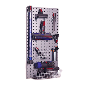 Estante de pared con orificios cuadrados para herramientas, organizador de accesorios para aspiradoras Dyson. - Product Image 2