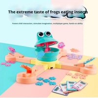 Jouet éducatif en plastique classique TOMY Mr. Jeu de société Dinosaure : Nourrisse le grenouille, pour les 4-6 ans et 7-9 ans, jeu familial fabriqué en Chine