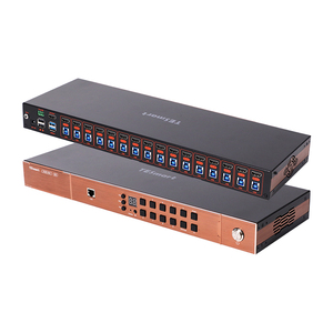 TESmart <span class=keywords><strong>KVM</strong></span> 스위치 콘솔 16포트 HDMI 랙 장착형 8K 60Hz 지원 IP 및 RS232 제어 서버 운영 직원용 - Product Image 1