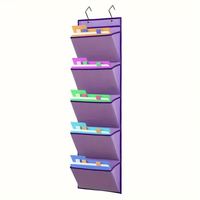 Soporte para archivos montado en la pared, organizador de correo para colgar en la puerta, bolsa de almacenamiento de documentos, papeles, revistas, ahorro de espacio