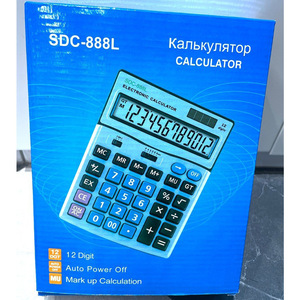 เครื่องคิดเลขอิเล็กทรอนิกส์ Sdc 888l 12 หลัก ใช้พลังงานแสงอาทิตย์ สำหรับใช้งานในสำนักงานและการเงิน - Product Image 4