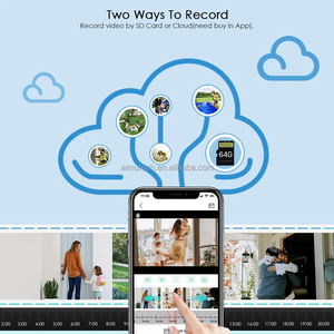 Outdoor 300W 200W Ip Draadloze Zonne-Straat Licht Met V380 Pro 4mp <span class=keywords><strong>2</strong></span> Lens 3 Beelden 4G Wifi Netwerk Cctv Camera Buiten - Product Image 4