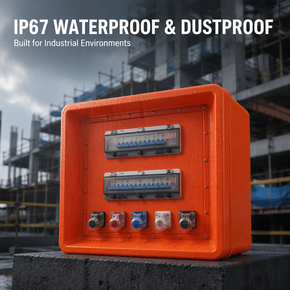 400a Timer CHEM Multi-Way Waterproof Distribution Box 400A Cam-lock Connector ...